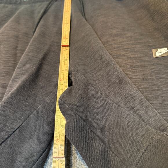 Nike Shorts Mens Large Black Sweatshorts Fleece Swoosh Stretch Comfort Casual - Picture 6 of 6